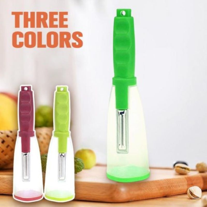 Peeler With Rubbish Bin Stainless Steel Multi-function Vegetable Peeler Cutter Peeler Potato Carrot Grater Kitchen Tool Gadgets