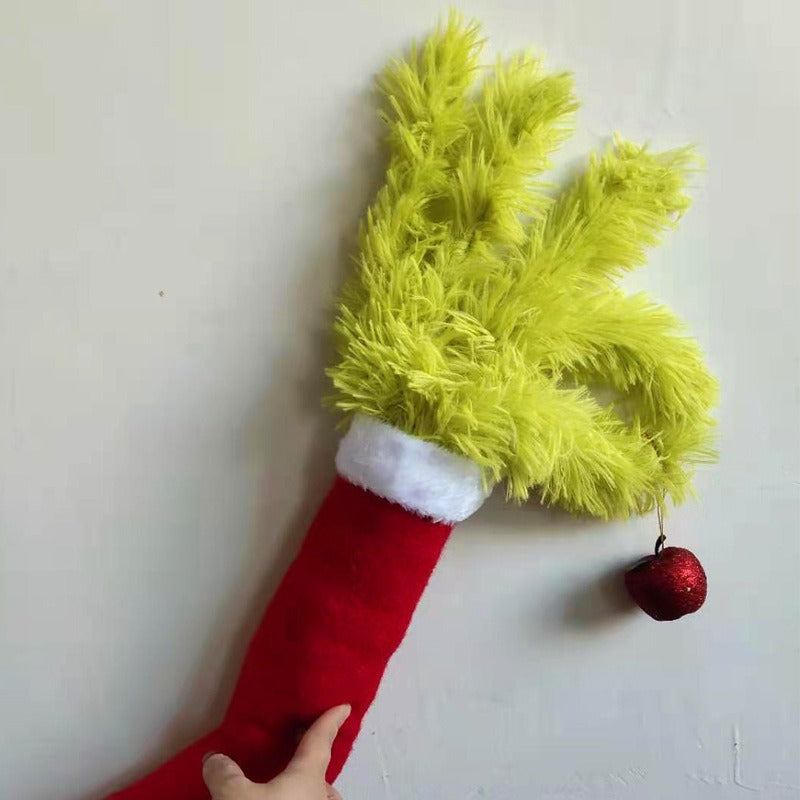 Grinch Plush Toy Grinch Green Fur Doll Doll Christmas Green Monster Plush Toy