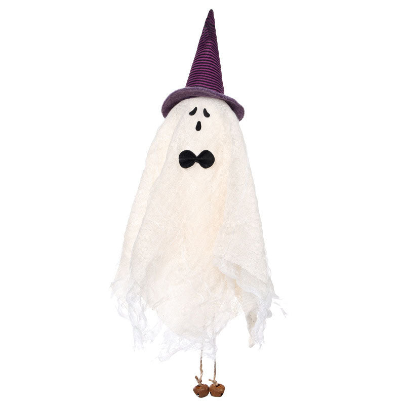 Halloween Decoration White Witch Ghost Hanging Ghost Wind Chime Ghost Festival Home Party Decoration Pendant