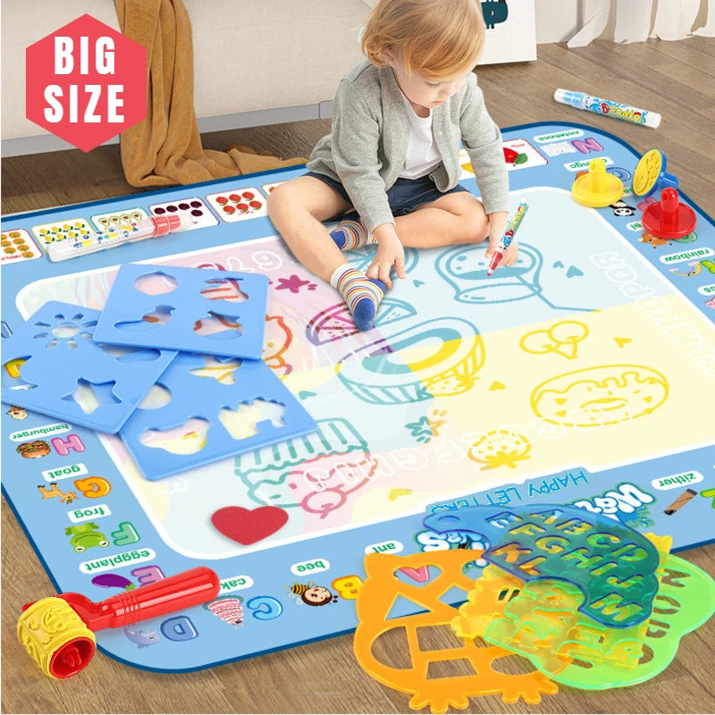 Magical water canvas toy can be used for water painting drawing board magic blanket water drawing book children's toy