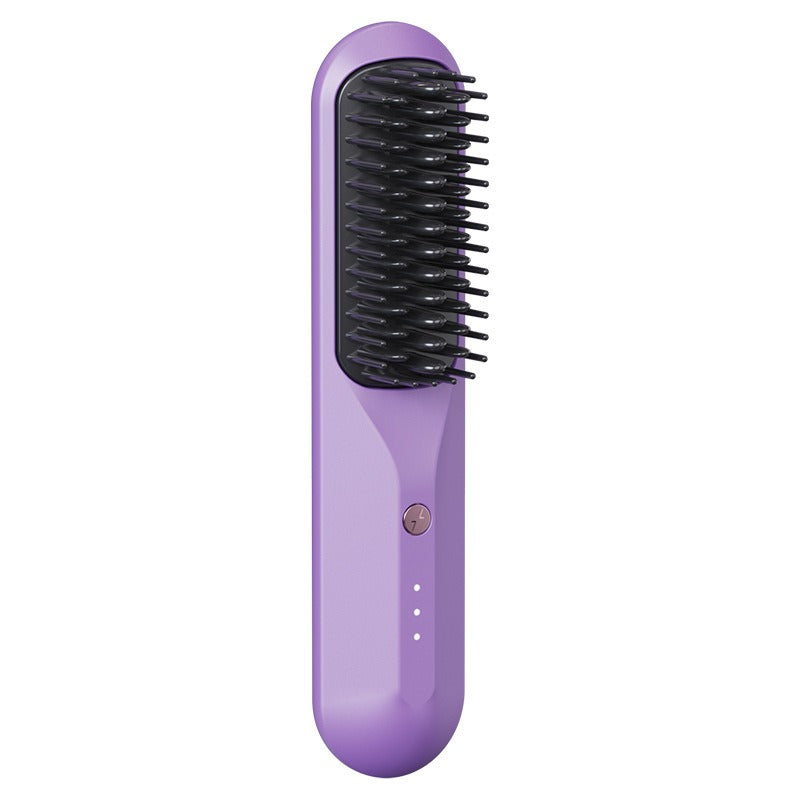 Household and business travel wireless portable electric heating small shape straightening comb