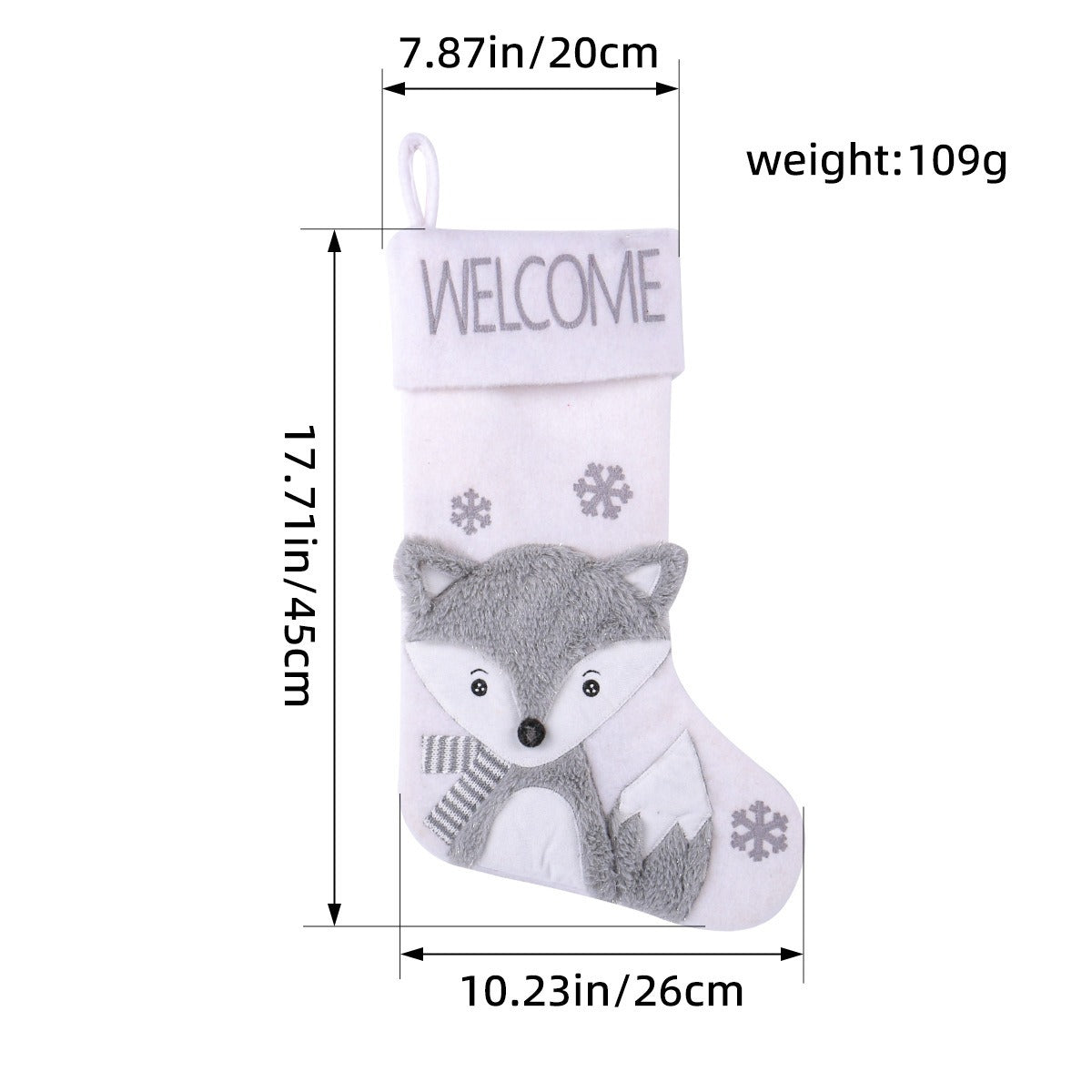 Christmas Socks Home Christmas Tree Large Socks Pendant Christmas Children's Gift Alpaca Candy Bag Decorative Socks