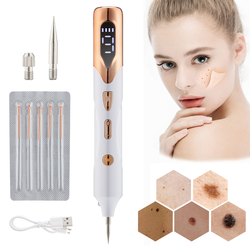 9-Speed Spot Spot And Mole Pen Rechargeable Freckle Pen Home Spot Mole Sweeper Laser Spot Mole Pen Beauty Salon