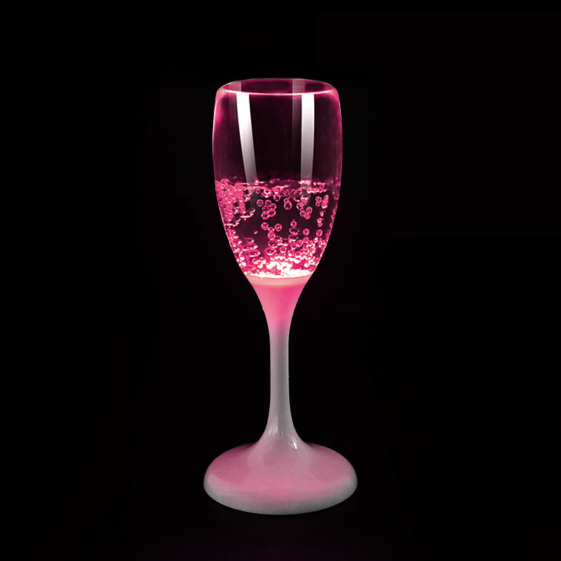 Creative Water Sensing Wedding luminous Glasses cup Party Supplies Novelty LED Light Up Wine bottles for Party Club Bar Drinking