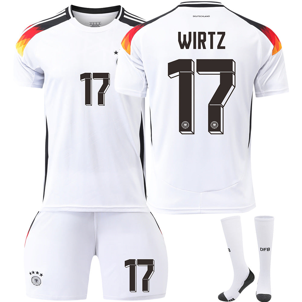 Germany home No. 13 Muller European Cup jersey 7 Havertz 8 Kroos football uniform men's suit