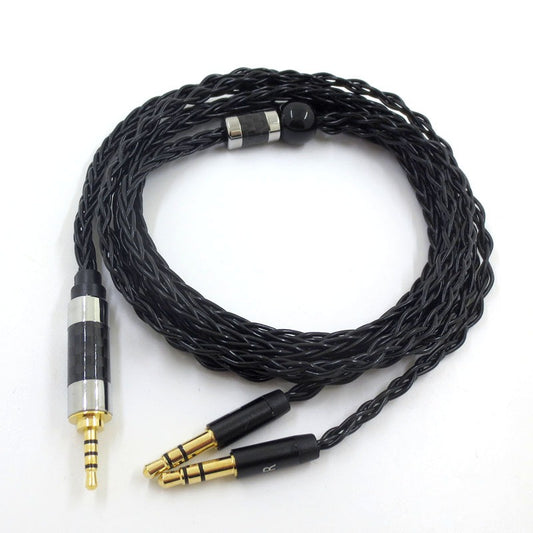 Suitable for Tianlong AH-D7100 7200 D600 HIFIMAN dual 3.5mm silver plated balanced headphone cable