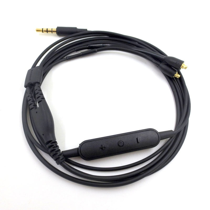 Audio cable suitable for Shure SE215+wired version MMCX interface headphone cable with wired control