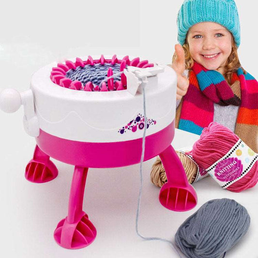 22 Needle Star Cylindrical Knitting Wool Machine Knitting Machine Creative Children's Loom Knitting Sweater Cap Knitting Machine