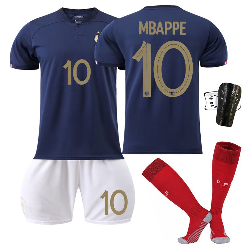 New home World Cup No. 10 Mbappe 19 Benzema 11 Dembele 9 Giroud jersey set