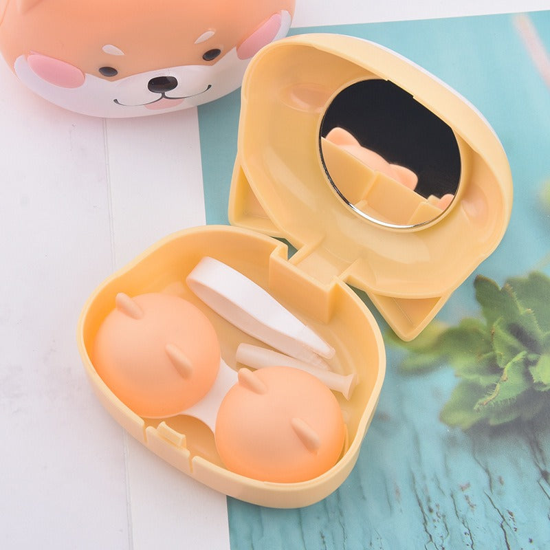 Contact lens box, contact lens companion care box, 3D cartoon contact lens box