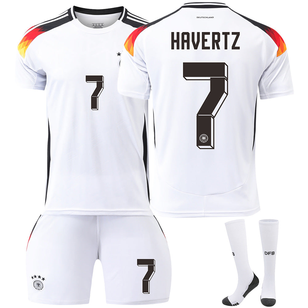 Germany home No. 13 Muller European Cup jersey 7 Havertz 8 Kroos football uniform men's suit