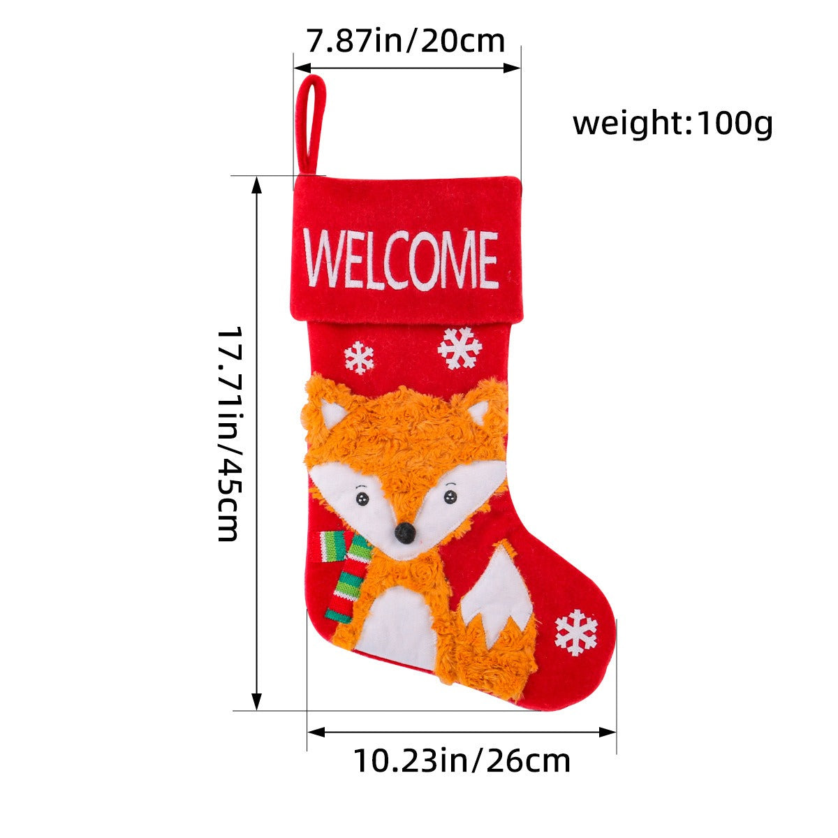 Christmas Socks Home Christmas Tree Large Socks Pendant Christmas Children's Gift Alpaca Candy Bag Decorative Socks