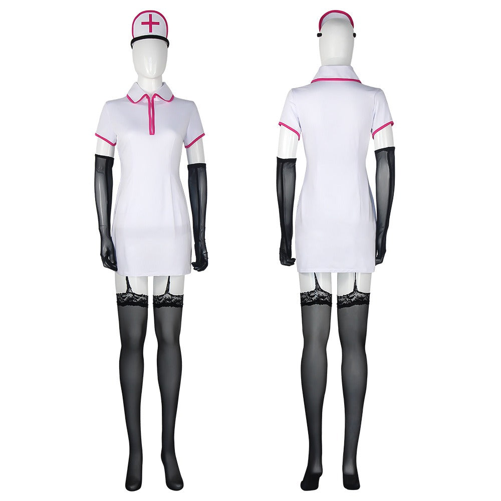 Chainsaw man cosplay costume machimapawa nurse uniform full set of uniforms anime women's clothing cosplay costume