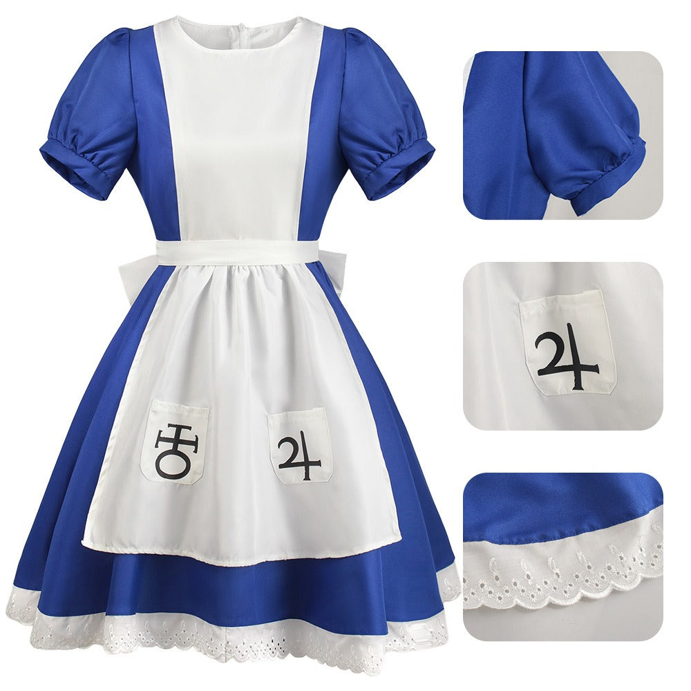 Alice's Crazy Return cosplay costume Alice's maid costume cosplay stage performance costume