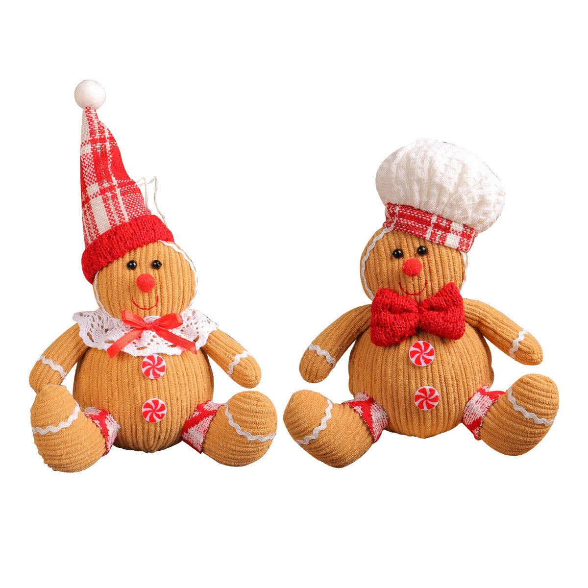 Creative Christmas gingerbread figurine pendant holiday cartoon figurine pendant Christmas tree decoration accessories