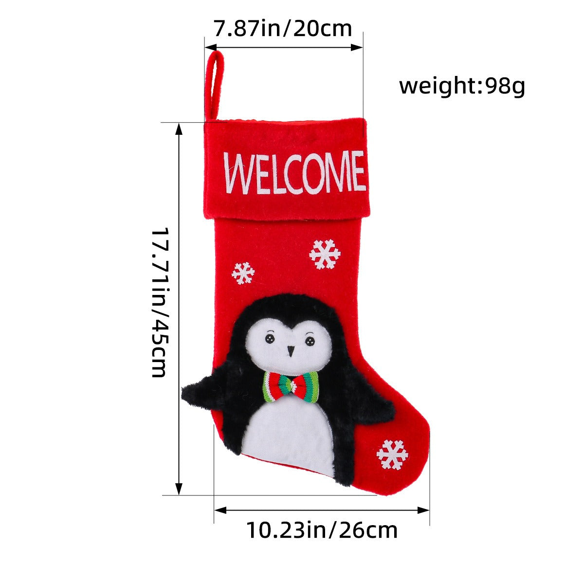 Christmas Socks Home Christmas Tree Large Socks Pendant Christmas Children's Gift Alpaca Candy Bag Decorative Socks