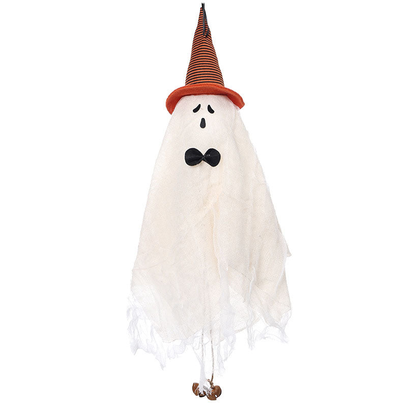 Halloween Decoration White Witch Ghost Hanging Ghost Wind Chime Ghost Festival Home Party Decoration Pendant