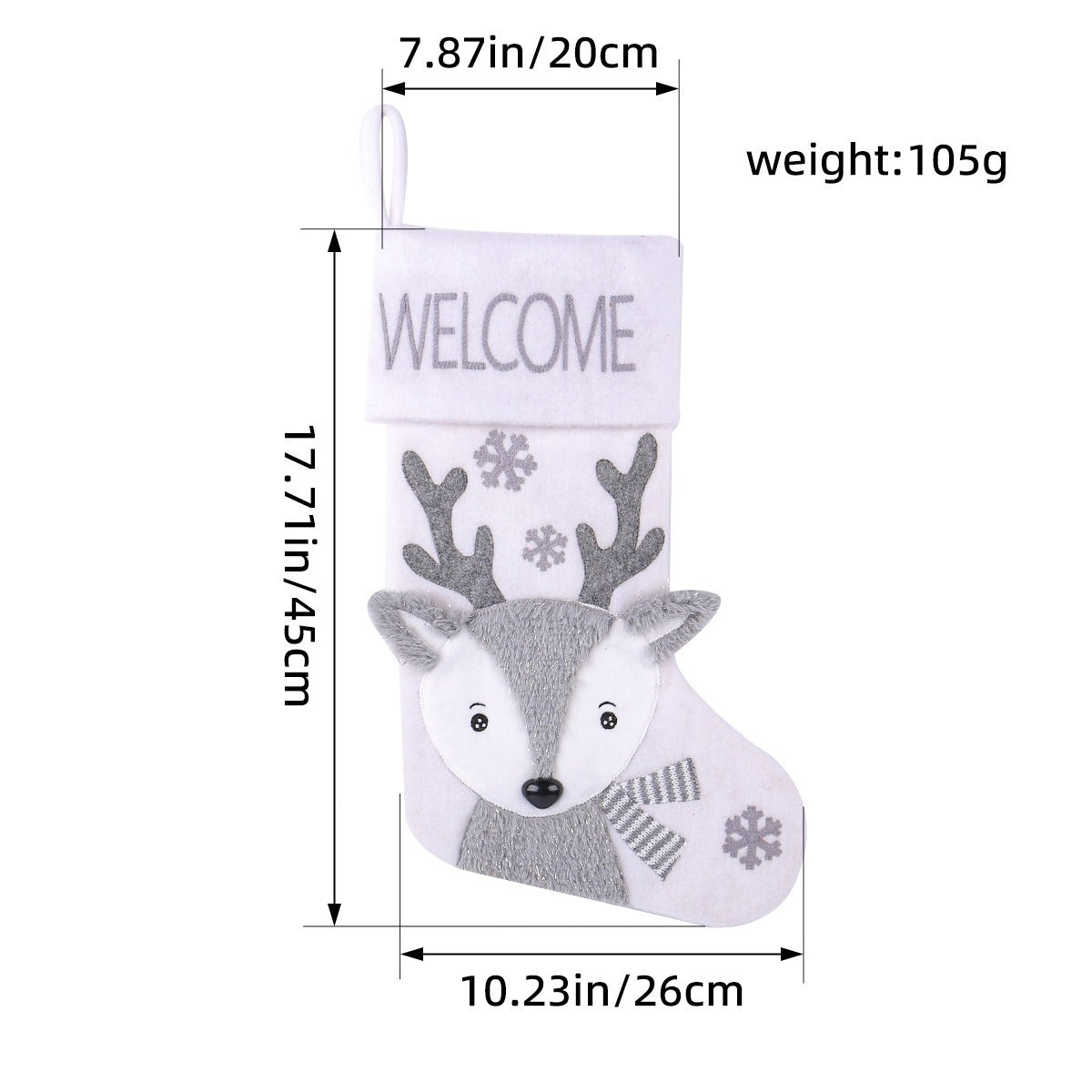 Christmas Socks Home Christmas Tree Large Socks Pendant Christmas Children's Gift Alpaca Candy Bag Decorative Socks