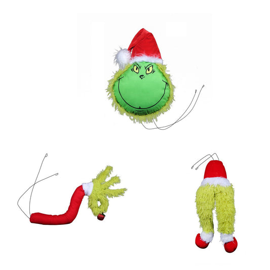 Grinch Plush Toy Grinch Green Fur Doll Doll Christmas Green Monster Plush Toy