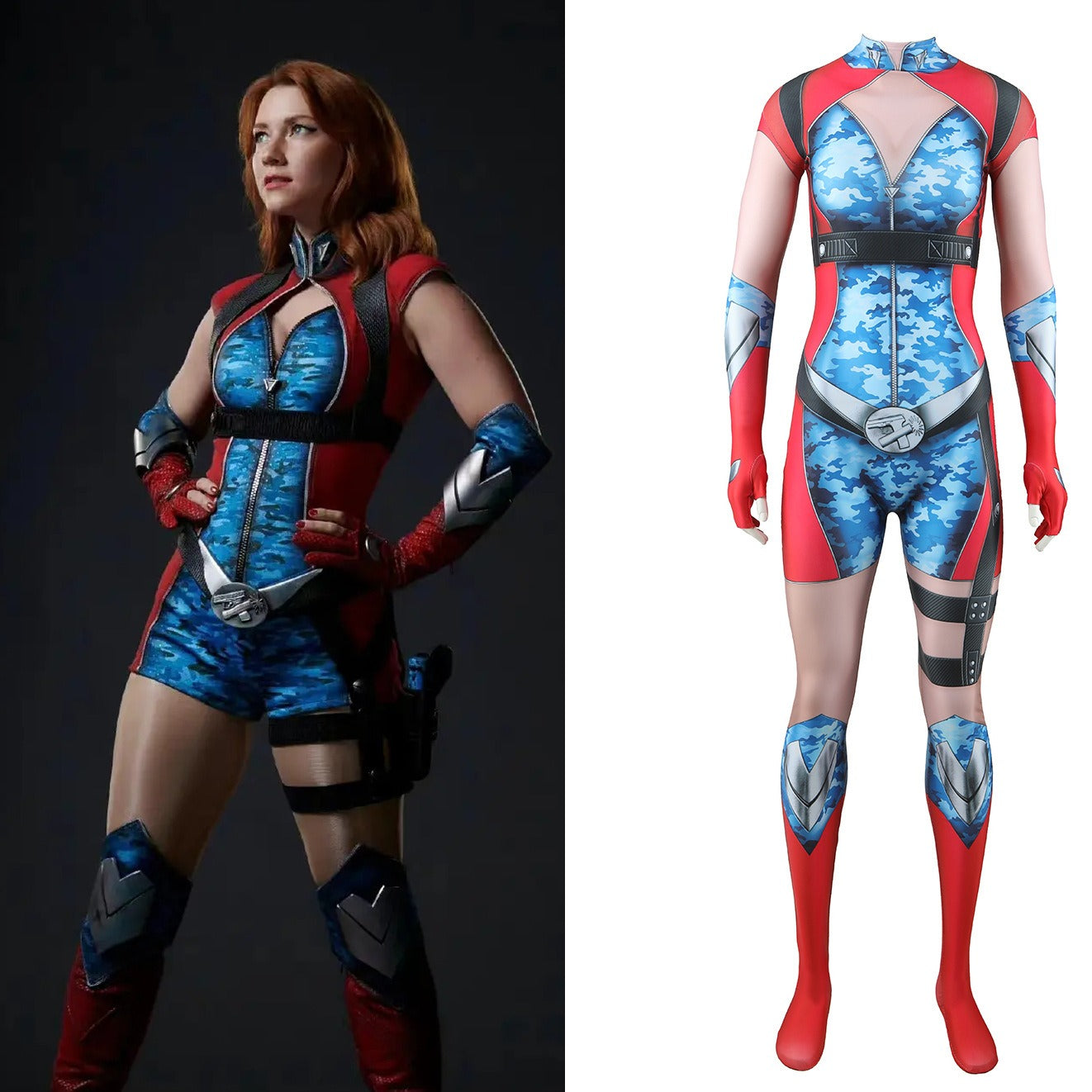 Black Robe Patrol Season 4 Firecracker Firecracker cosplay one-piece bodysuit Halloween cosplay