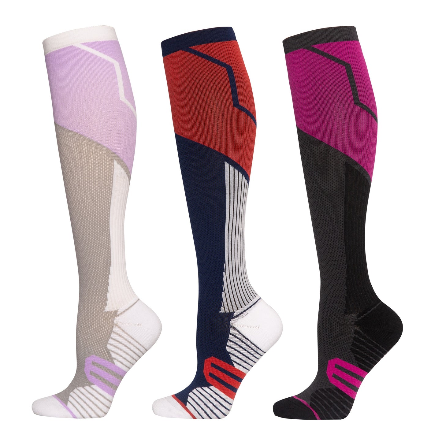 Outdoor sports pressure socks women's long tube skipping rope fitness calf socks second grade gradient elastic compression socks