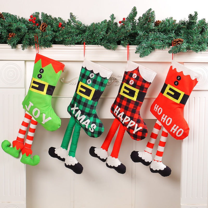 Long Leg Christmas Socks Christmas Tree Decoration Pendant Shopping Mall Showcase