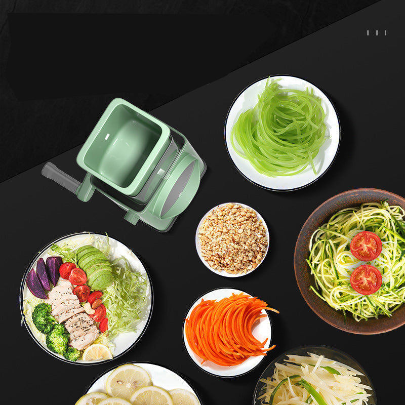 Multi Function Vegetable Cutter Hand Operated Shredder Drum Shredder Potatoes Radishes And Vegetables Household Slicer