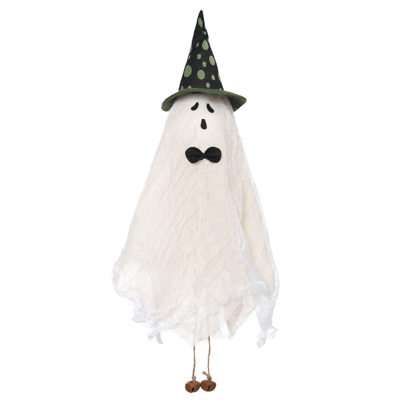 Halloween Decoration White Witch Ghost Hanging Ghost Wind Chime Ghost Festival Home Party Decoration Pendant