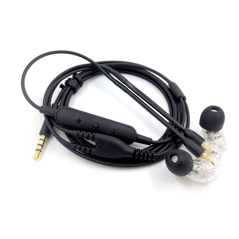 Audio cable suitable for Shure SE215+wired version MMCX interface headphone cable with wired control