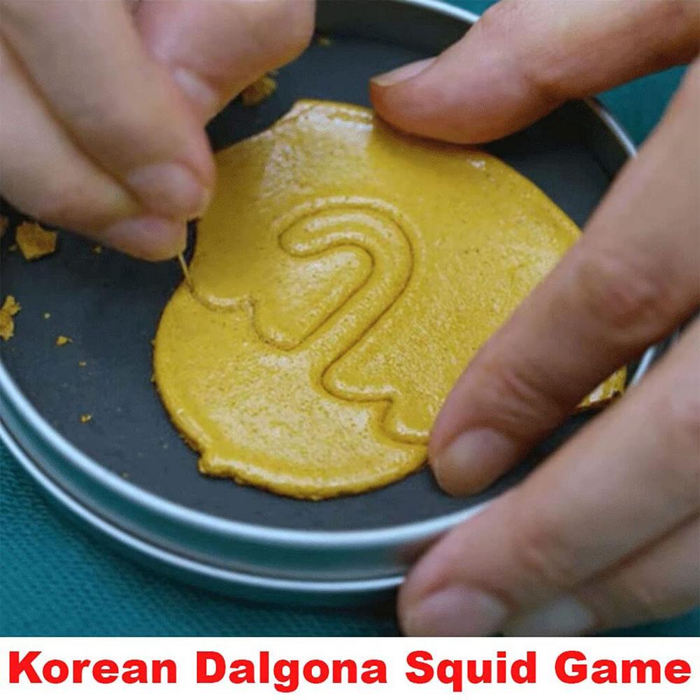 Squid Game Same Style Chocolate Mold Squid Game Candy Mold Cookie Cake Mould Baking Tools Korea Hot Drama Show Candy Making