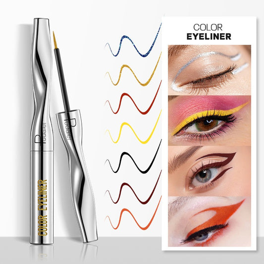 Makeup Pudaier eyeliner long-lasting waterproof eyeliner pen ultra-fine color liquid eyeliner