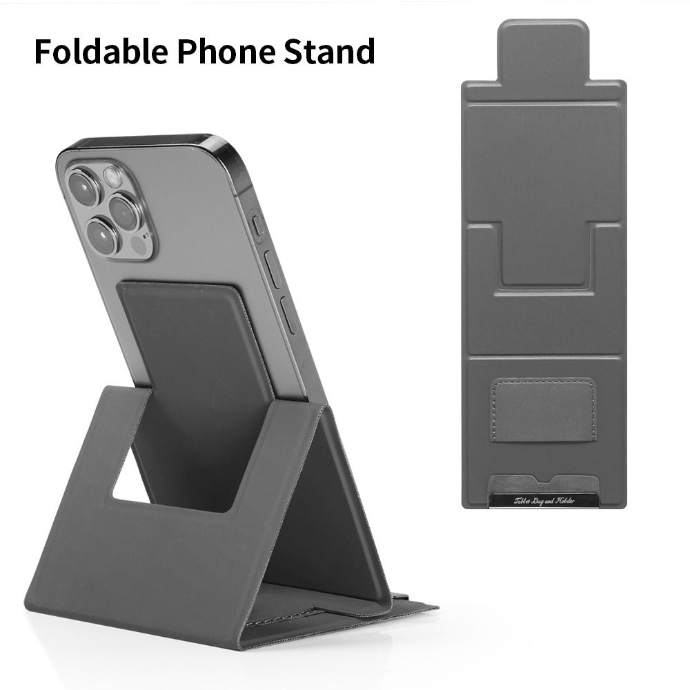 Personalized mobile phone stand desktop office folding stand PU leather ultra-thin stand