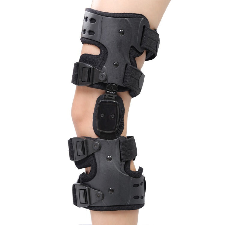 Adjustable unilateral knee joint brace knee internal and external flip corrector support brace orthotic device