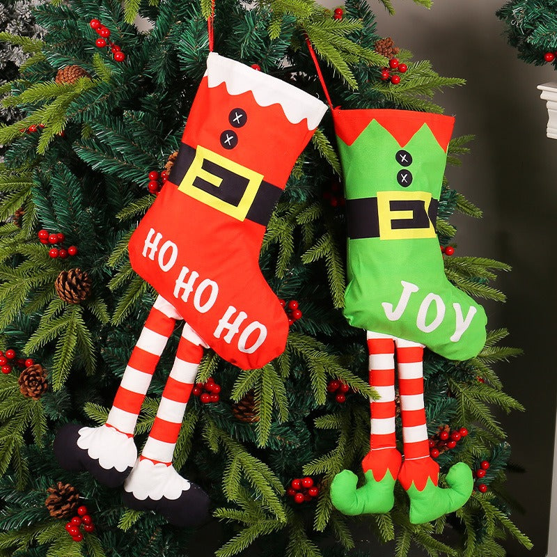 Long Leg Christmas Socks Christmas Tree Decoration Pendant Shopping Mall Showcase