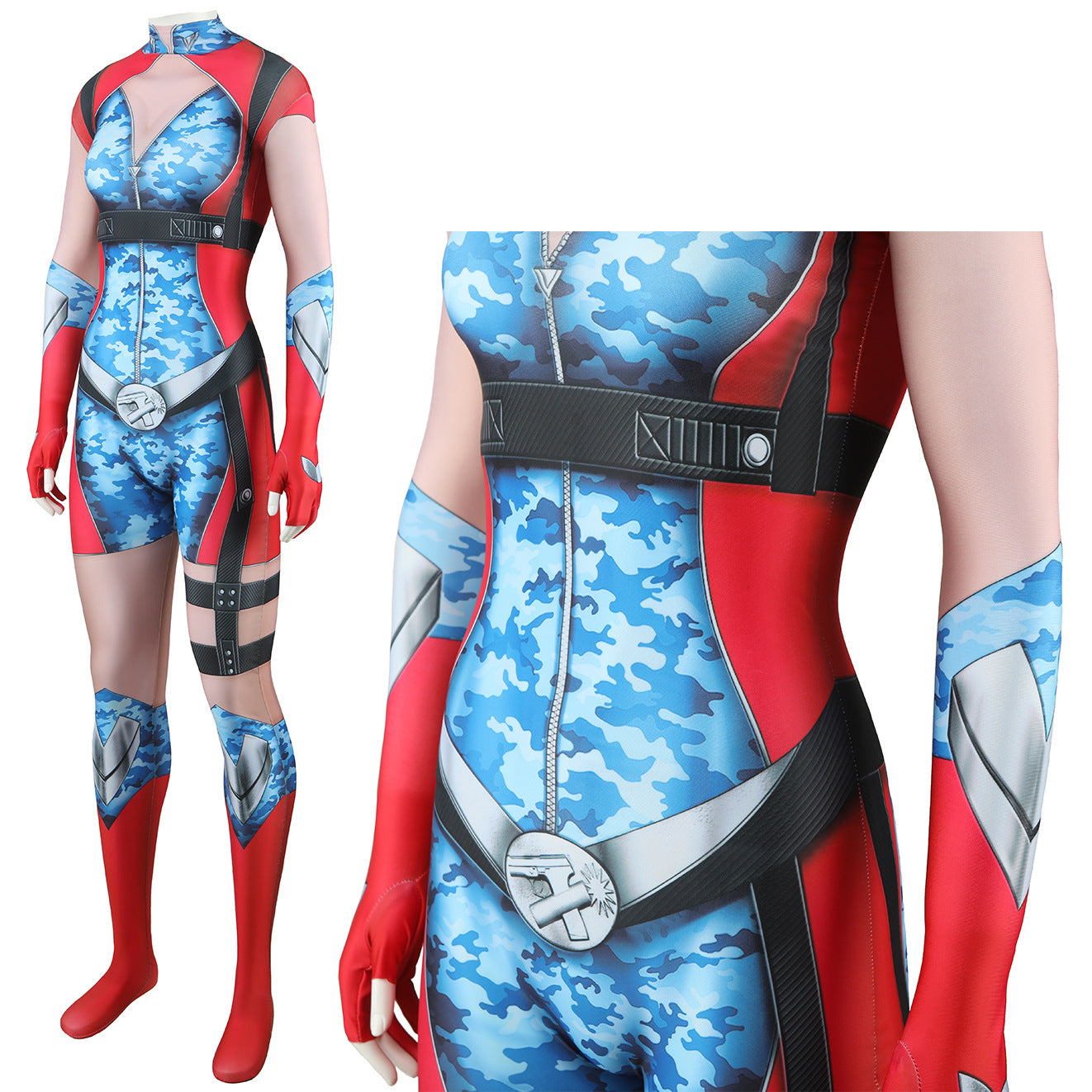 Black Robe Patrol Season 4 Firecracker Firecracker cosplay one-piece bodysuit Halloween cosplay