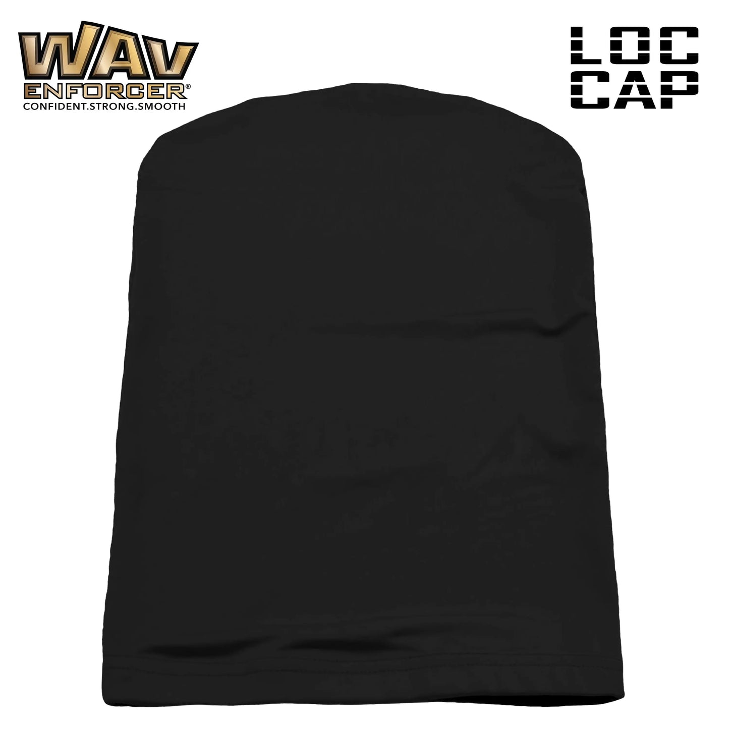 WavEnforcer Men's Spandex Loc Cap, Black, 1 Count